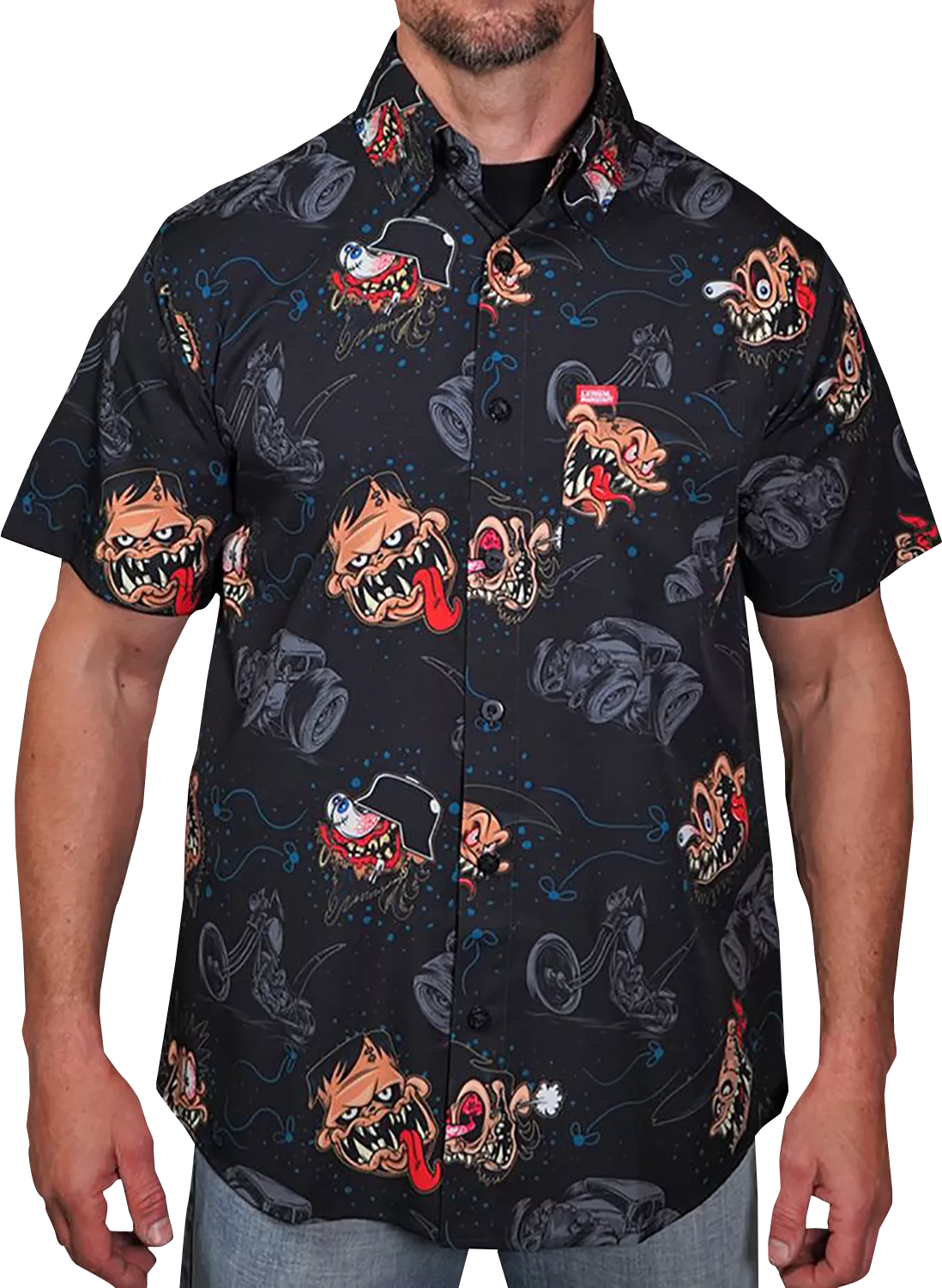 Lethal Threat Monster Built Black Shirt - 3XL MG60130XXXL