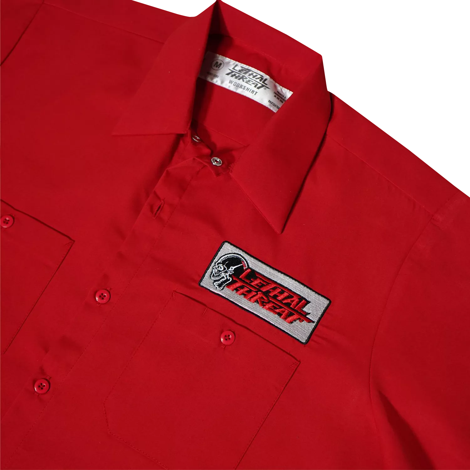LETHAL THREAT Not for the Slow Skull Shop Shirt - Red, Medium - Part DG60162M