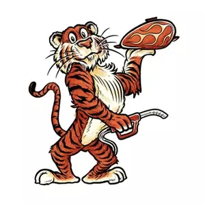 Lethal ThreatMotorcycle stickers Mini Tiger In Your Tank