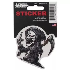 Lethal ThreatMotorcycle stickers Mini Vilain Faucheur