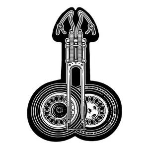Lethal ThreatMotorcycle stickers Mini Wheels N Handlebars