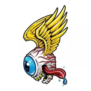 Lethal ThreatMotorcycle stickers Motor Monster Eyeball