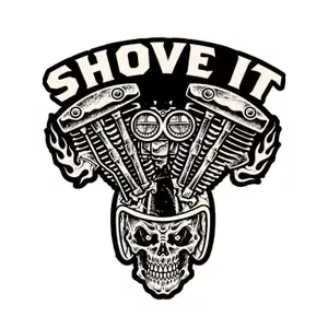 Lethal ThreatMotorcycle stickers Shove It