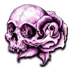 Lethal ThreatMotorcycle stickers Skull