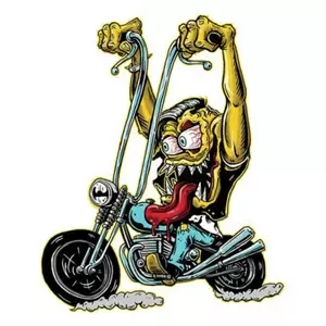 Lethal ThreatStickers Biker Monster