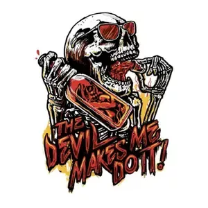 Lethal ThreatStickers Devil Made Me Do It