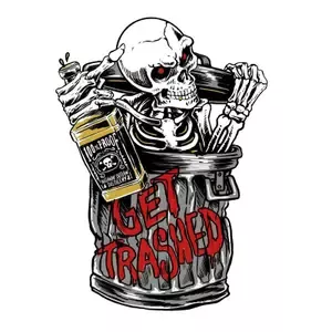 Lethal ThreatStickers Get Trashed Skeleton