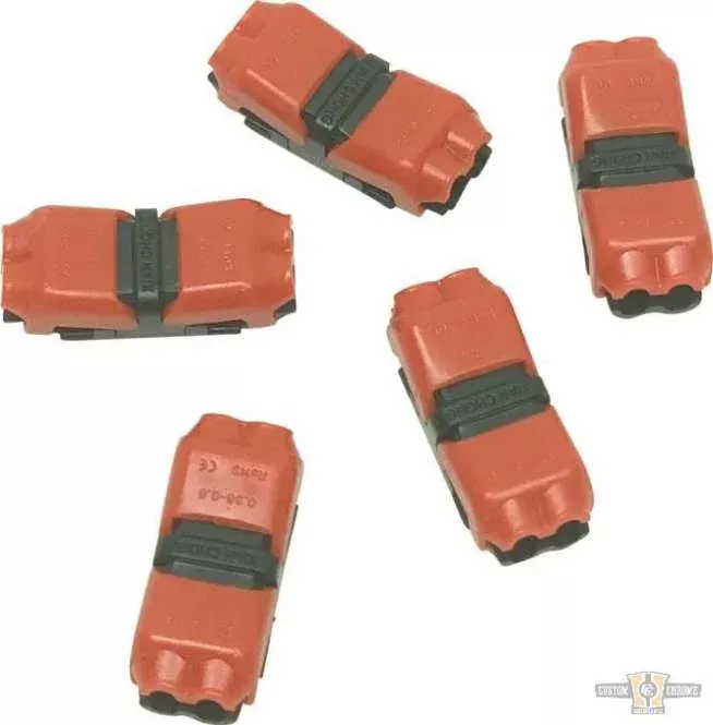 Lighting Splice Straight "H" Style 18-22 Gauge, Two-Wire to Two-Wire Connector For Harley-Davidson