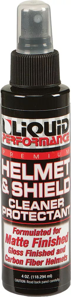 Liquid Performance Helmet & Shield Cleaner Protectant 4 oz - Safe and Effective Surface Care