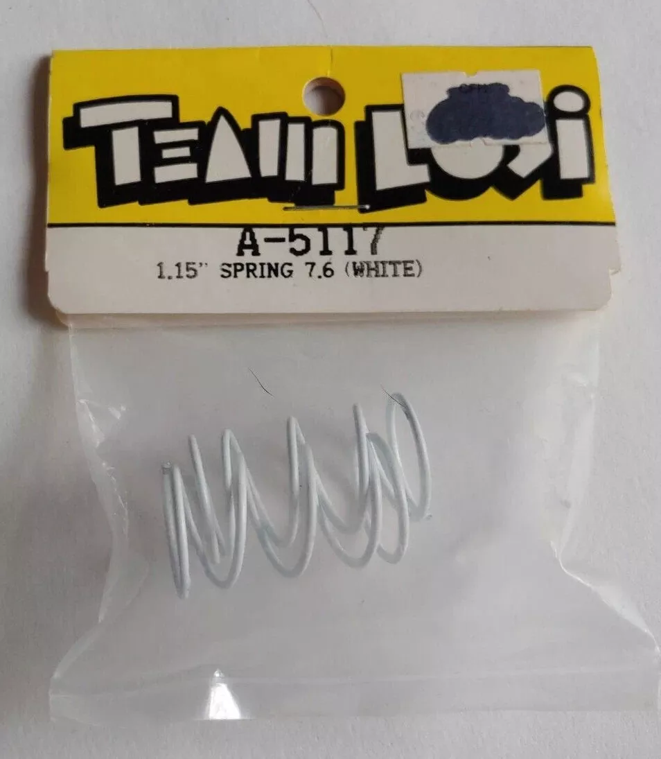LOSA5117 1.15" Spring,7.6 Rate, White
