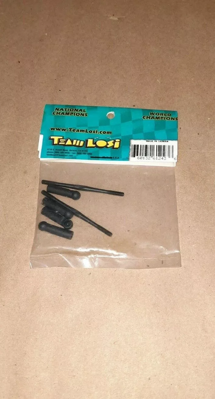 LOSA6070 J. L/R RODS W/ ENDS 2.50 ORT RTR