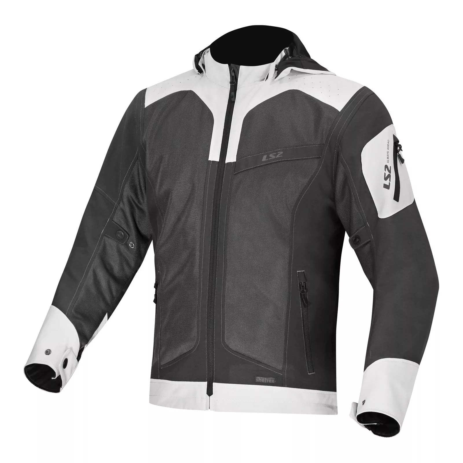 LS2 Bolton Air Man Jacket - Green / Grey