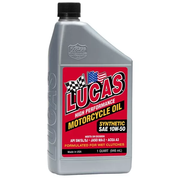 Lucas Oil - High Performance Synthetic 10W-50 4-Stroke Engine Oil