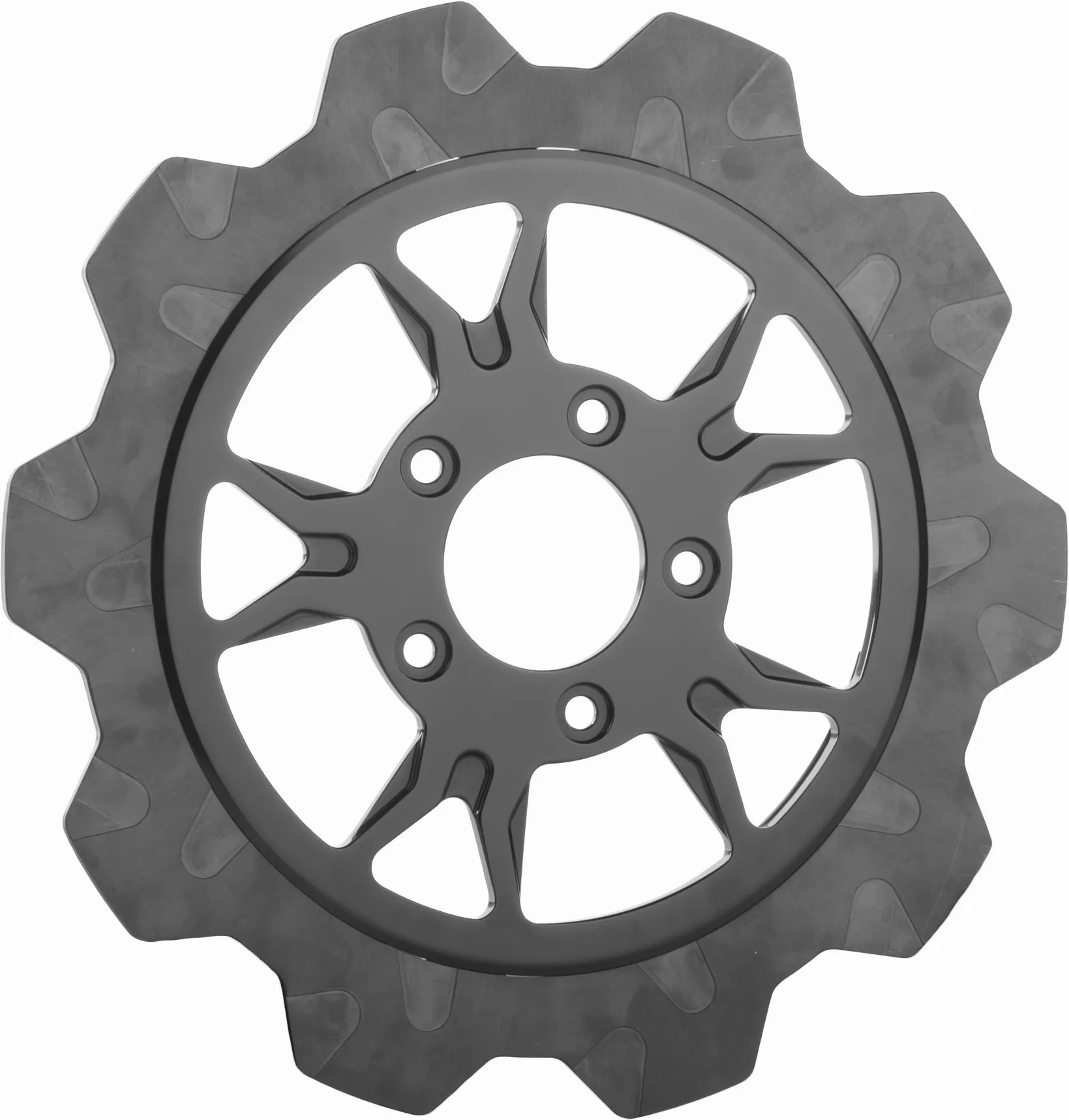 Lyndall Brakes B 52 Front 11.5-Inch Black Crown Cut Rotor - High-Performance CNC Machined Steel