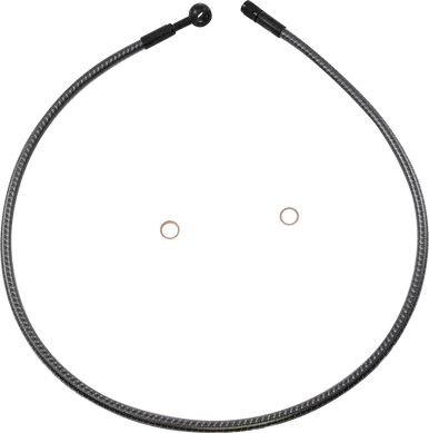 MAGNUM Brake Line - Front - 10 mm - 180?? - 34" - KARBONFIBR AS77634