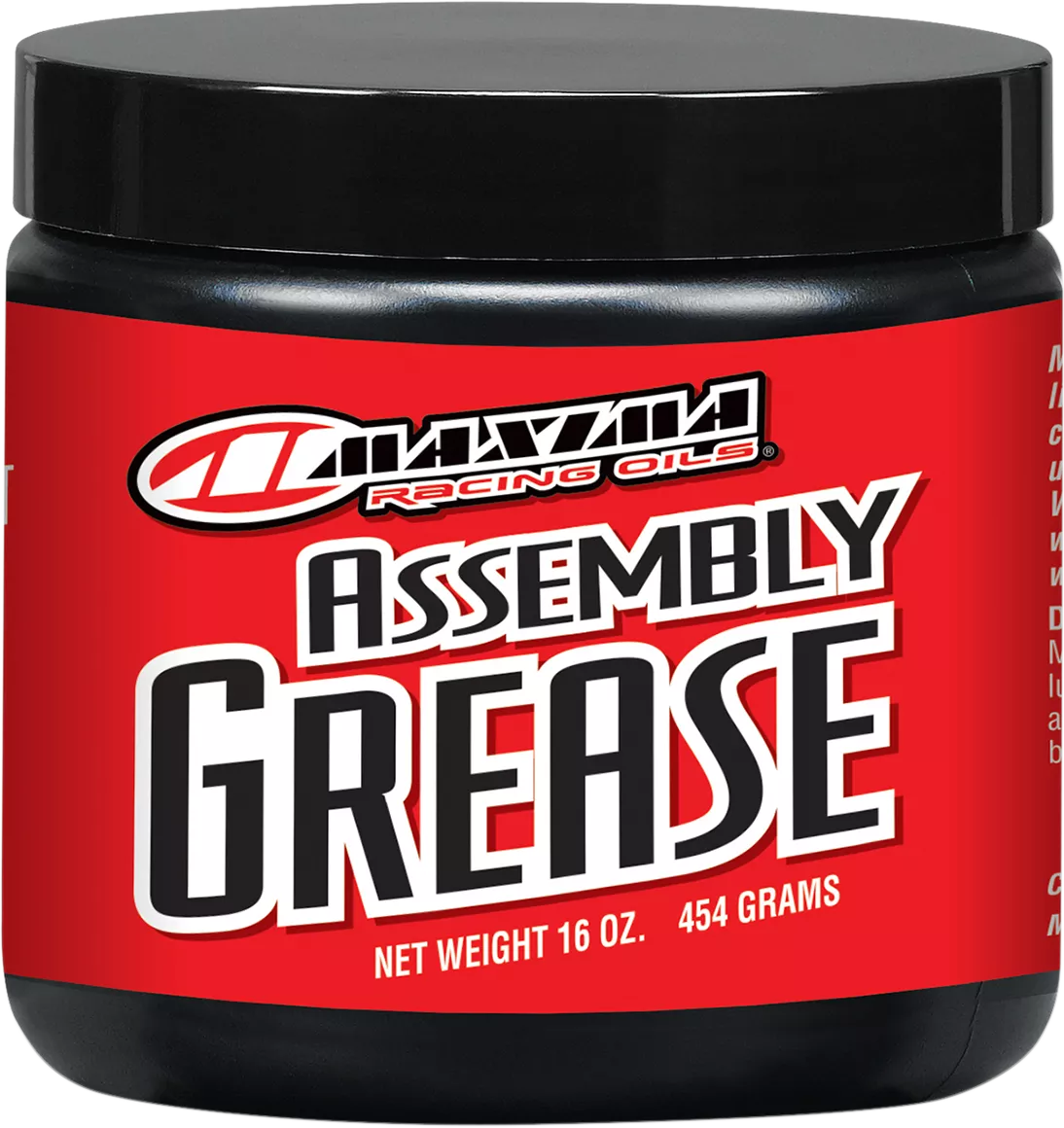 MAXIMA RACING OIL Assembly Grease 16 oz. - High-Performance Lubricant for Engines and Chassis