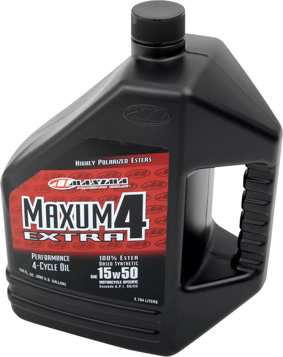 MAXIMA RACING OIL Extra Synthetic 4T Oil 15W-50 * 1 Gallon * Part Number 329128