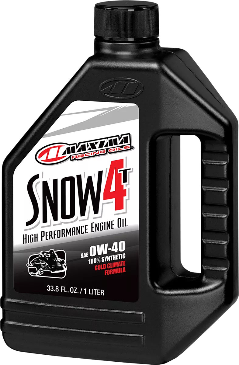 MAXIMA RACING OIL Synthetic 4T Snow Oil 0W-40 - 1 Quart - Part Number 30-31901