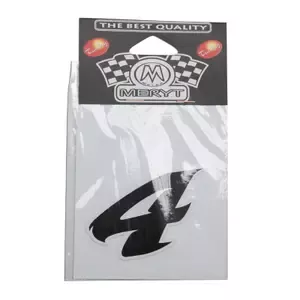 MerytMini motorcycle stickers Numero 4