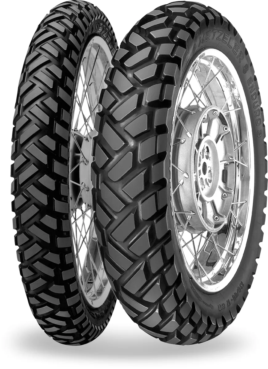 METZELER Enduro 3 Sahara Front Tire 90/90-21 for Dual-Sport Adventure Riding