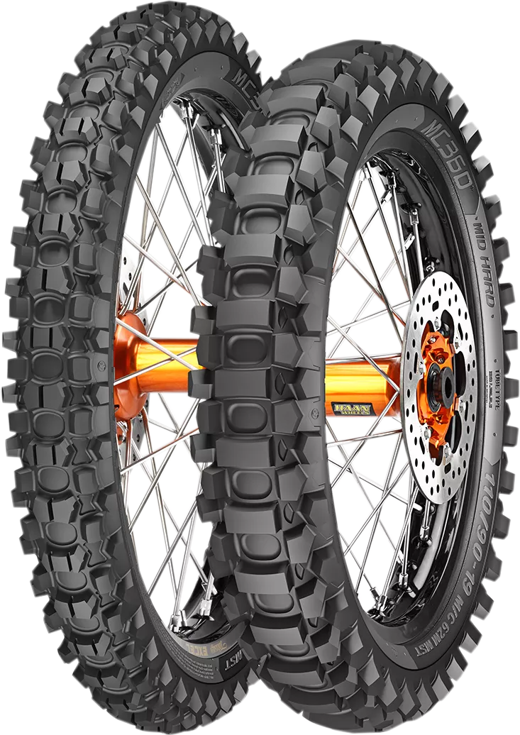 METZELER MC360* Mid-Hard Rear Motorcycle Tire 100/90-19 R Spec - Model 4023700