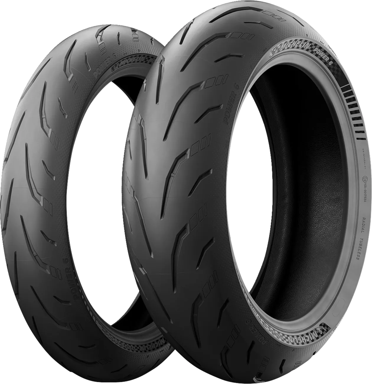 MICHELIN Power 6 Rear Tire 140/70ZR17 (66W) * Enhanced Grip and Sporty Handling