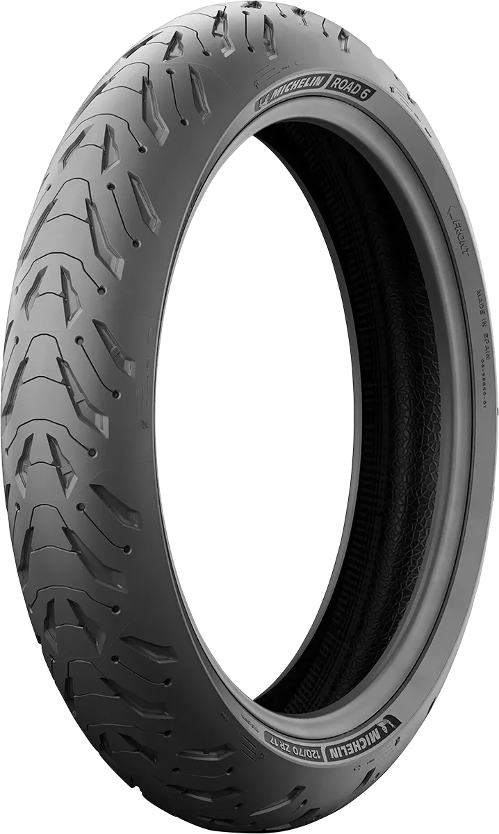 MICHELIN Road 6 Front Tire 120/60ZR17 (55W) * Enhanced Grip and Durability for Motorcycle Riders