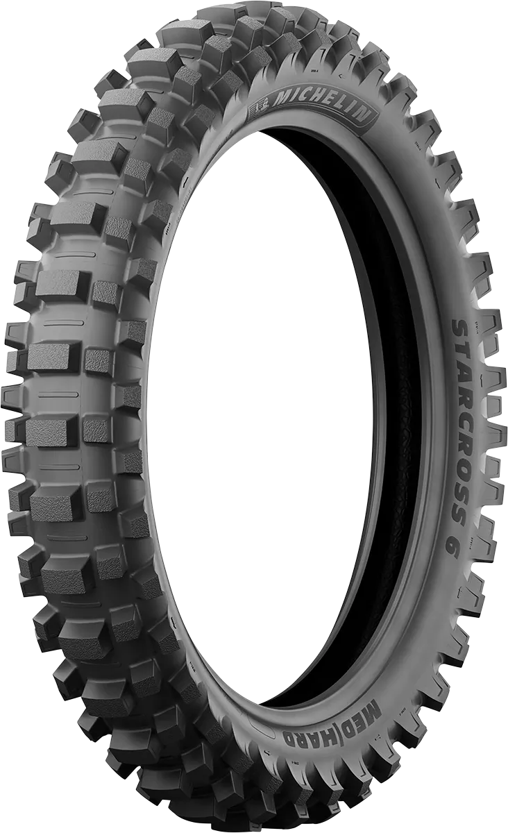 MICHELIN StarCross 6 Medium Soft Rear Tire * 110/90-19, 62M * Off-Road Motorcycle Tire