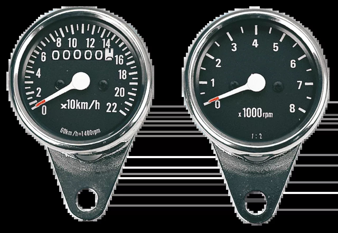 Mini 60MM MPH Speedometer For Harley-Davidson