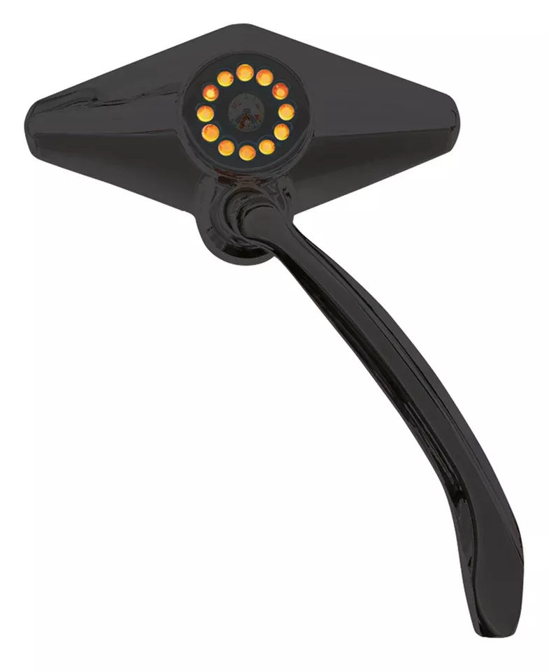 Mirrors With Led Light Triad Custom For Harley-Davidson