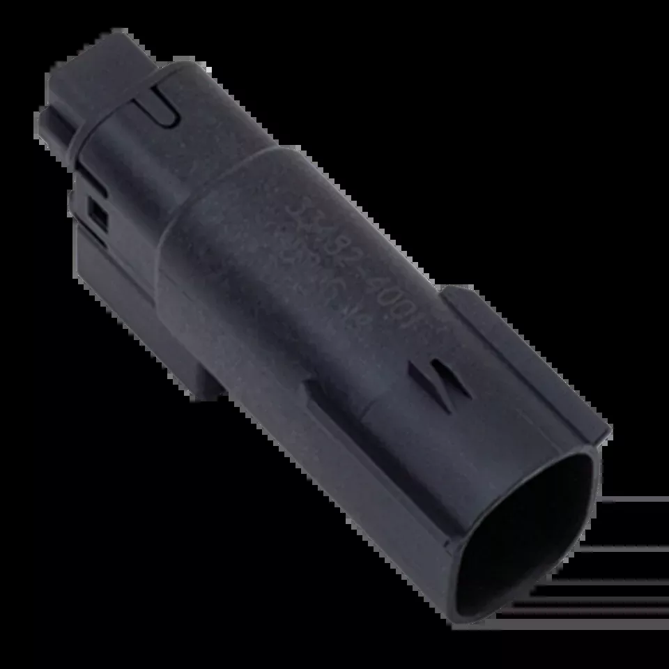 Molex 07Up 3-Position Male Connector Black OEM7251 For Harley-Davidson