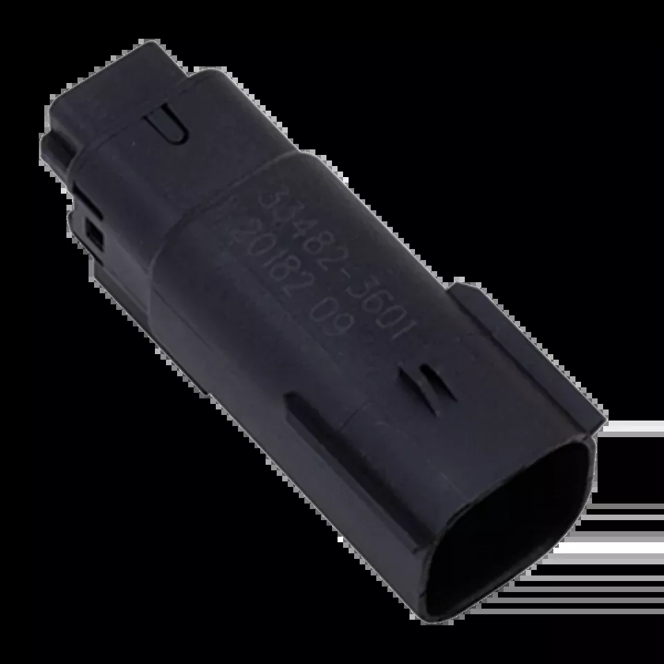 Molex 07Up 6-Position Male Connector Black OEM7218 For Harley-Davidson