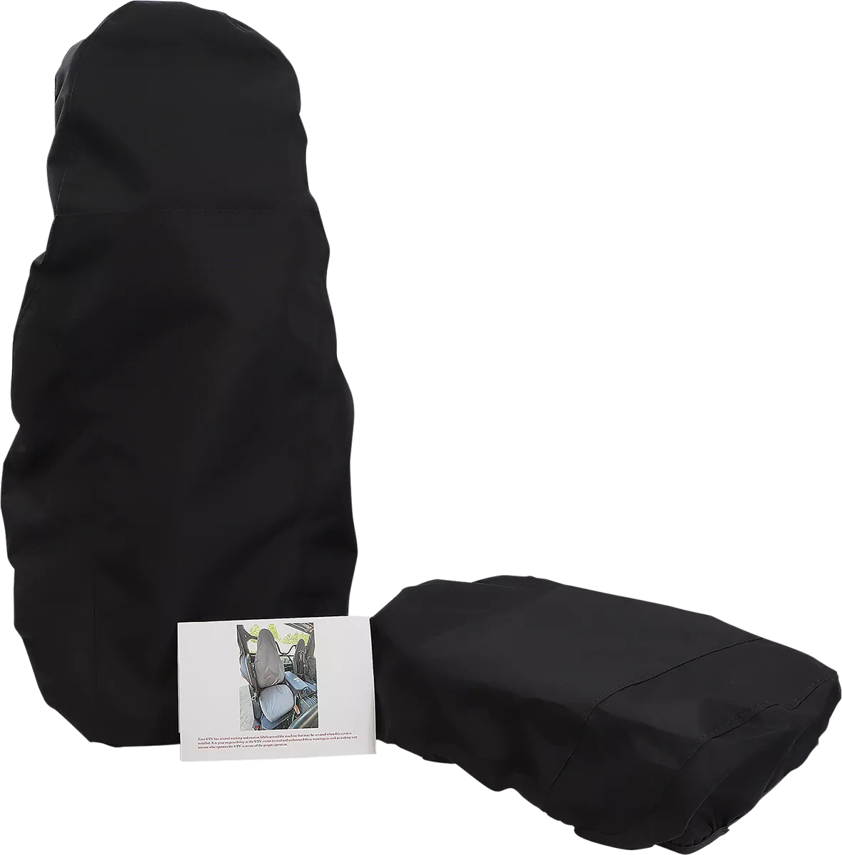 MOOSE OFFROAD Black Seat Cover YWX2BS-11 * Waterproof Neoprene Protection for Off-Rroad Vehicles