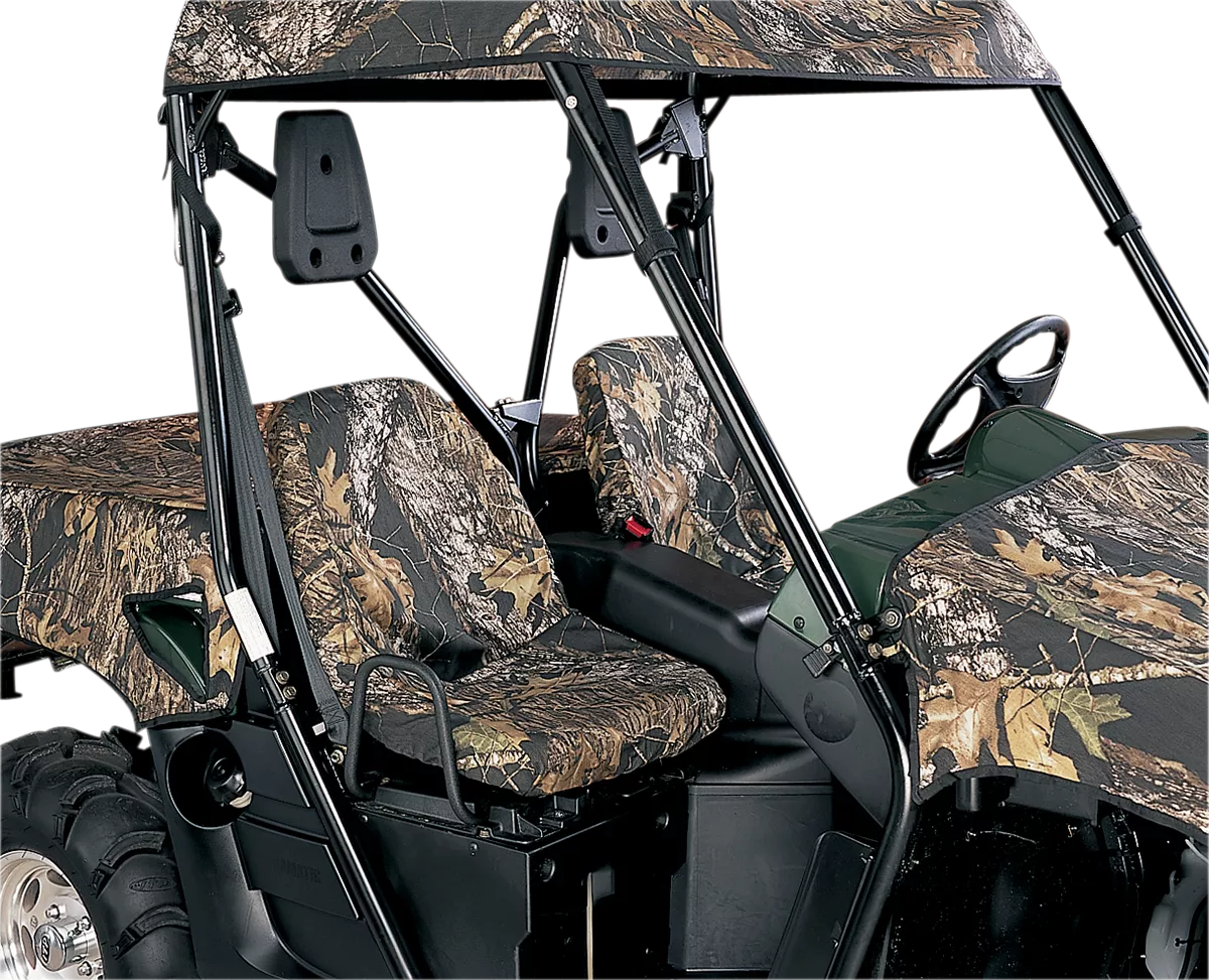 MOOSE OFFROAD Mossy Oak Rhino Bucket Seat Cover YRBS-155 with Puncture Protection and Headrests