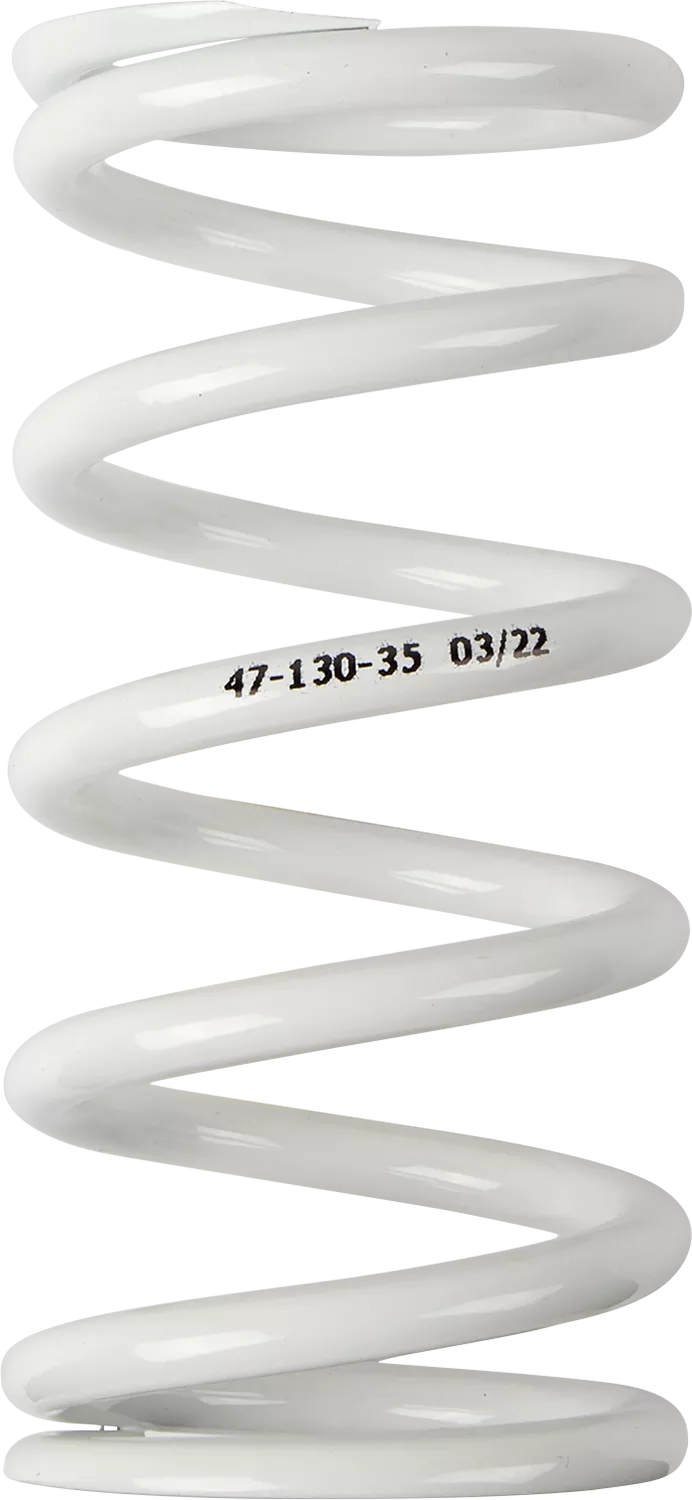 MOOSE OFFROAD Shock Spring 1312-0943 * 47mm Diameter, 35 N/mm Rate, White