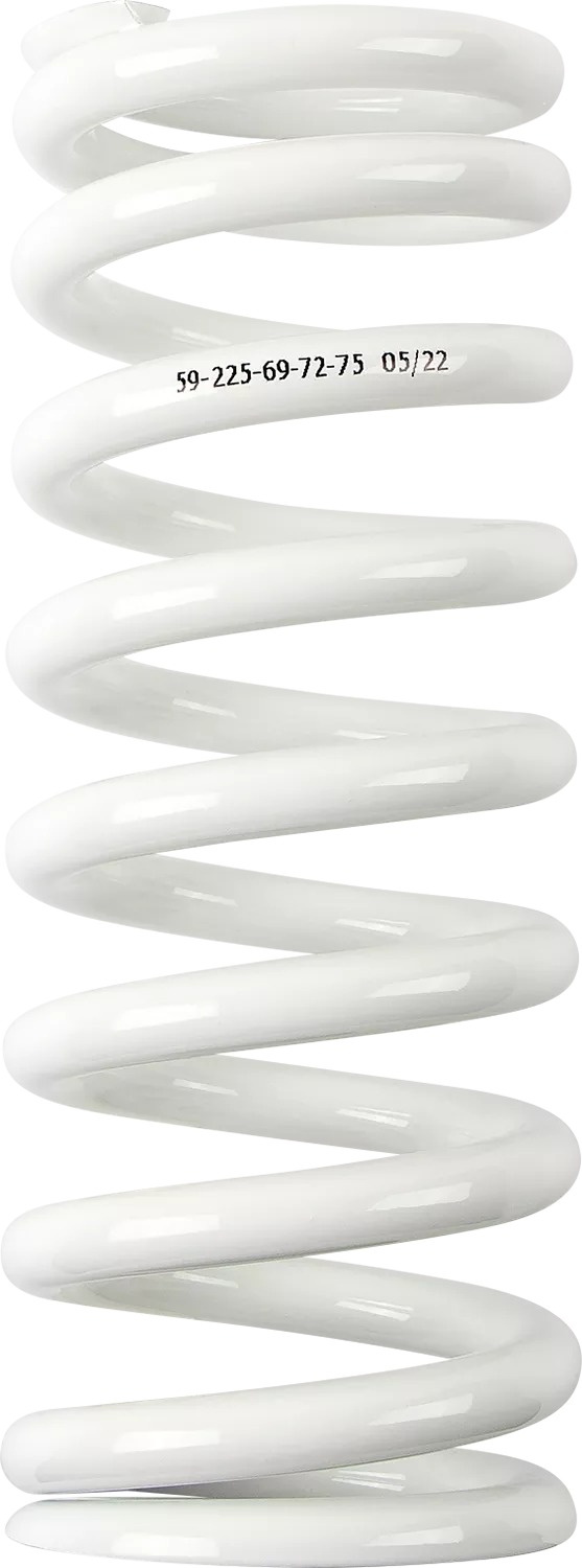 Moose Offroad Shock Spring 1312-1018 * 59mm Diameter, 69/72/75 N/mm Spring Rate, White