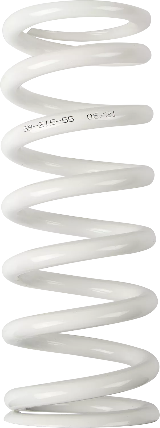 MOOSE OFFROAD Shock Spring - 2.32 inch OD, 55 N/mm Rate, White (Part #1312-0959)