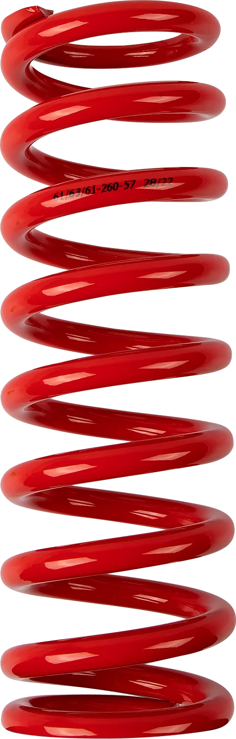 Moose Offroad Shock Spring - 2.4 inch OD, 57 N/mm - Red - Part Number 1312-0973