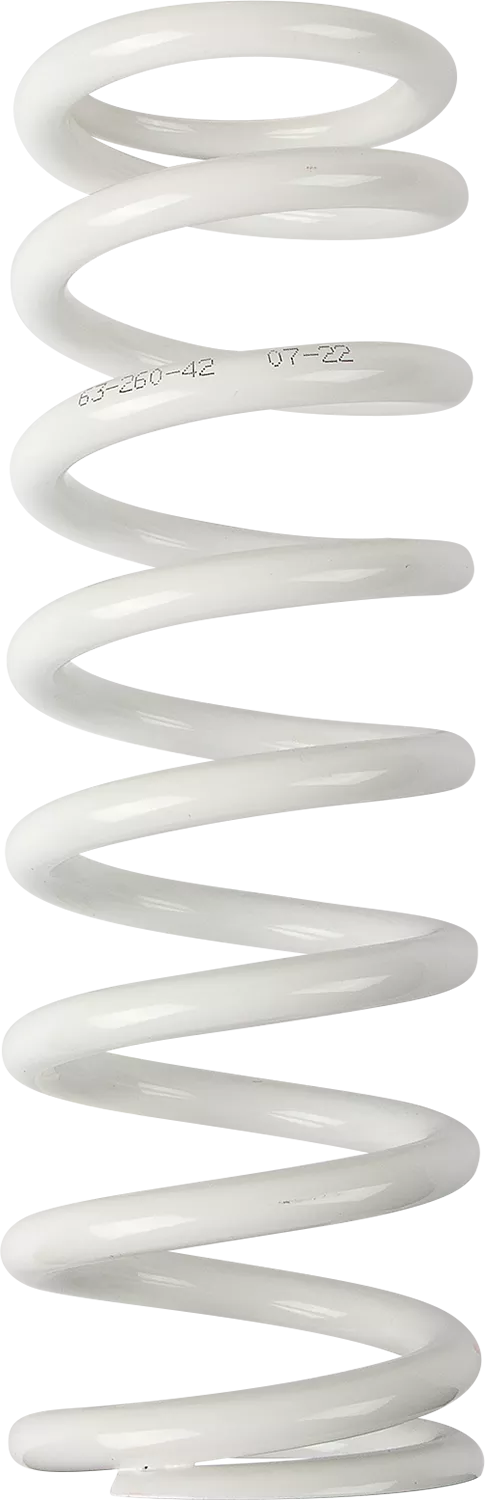 MOOSE OFFROAD Shock Spring * 2.48 inch OD, 42 N/mm Spring Rate, White * Part 1312-0978