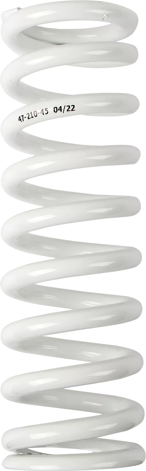 MOOSE OFFROAD Shock Spring 47mm OD with 45 N/mm Rate - White - Part #1312-0949