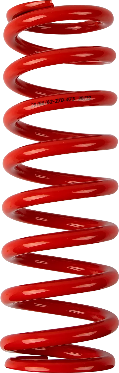 Moose Offroad Shock Spring 59/62mm OD - 47.5 N/mm - Red, Part Number 1312-0964