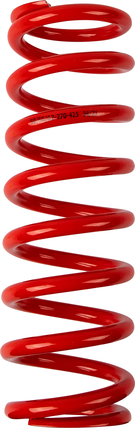 MOOSE OFFROAD Shock Spring 59/62mm OD | Part Number 1312-0962 | Red, 42.5 N/mm