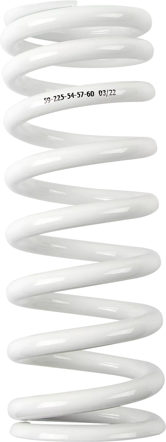 Moose Offroad Shock Spring 59mm OD - White 54/57/60 N/mm - Part Number 1312-1013
