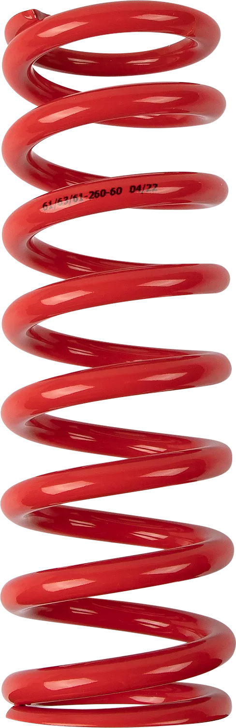 MOOSE OFFROAD Shock Spring - 61mm OD, 60 N/mm, Red - Part 1312-0974