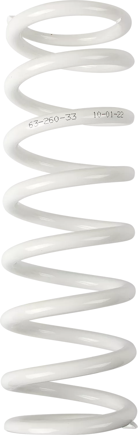 MOOSE OFFROAD Shock Spring 63mm OD, 33 N/mm Rate - White, Part Number 1312-0975