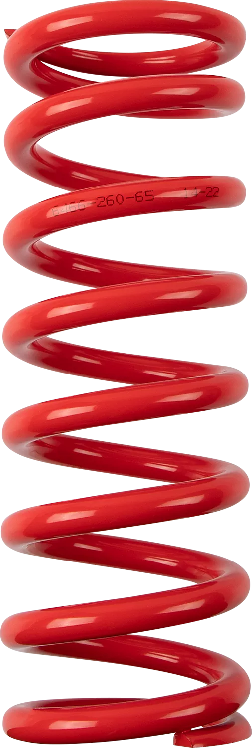 MOOSE OFFROAD Shock Spring 64/66 mm OD, 65 N/mm, Red * Part Number 1312-1004