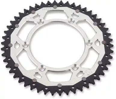 MOOSE RACING Dual Sprocket - Silver - 49 Tooth 1210-808-49-11X