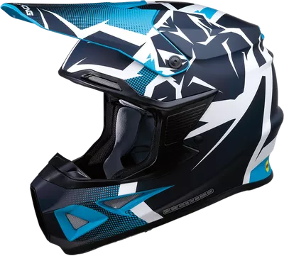 MOOSE RACING F.I. Helmet - Agroid* - MIPS? - Navy/Light Blue - 3XL 0110-6711