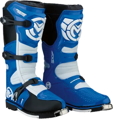 MOOSE RACING M1.3 MX Boots - Black/Blue/White - Size 9 3410-1972