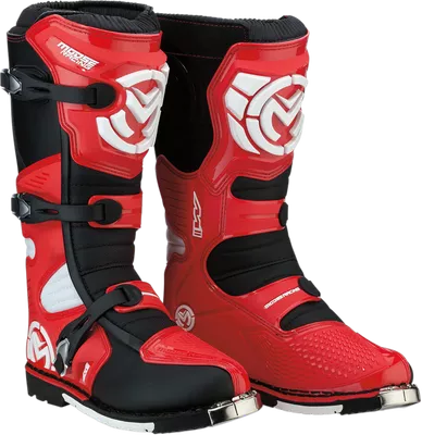 MOOSE RACING M1.3 MX Boots - Black/Red - Size 11 3410-1965